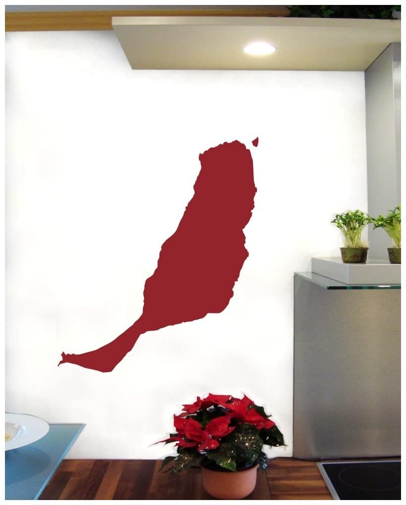 Наклейка на стіну Samunshi Fuerteventura Island 17 x 20 см Чорна, фото №3 Наклейка на стіну Samunshi Fuerteventura Island 17 x 20 см Чорна, фото №3