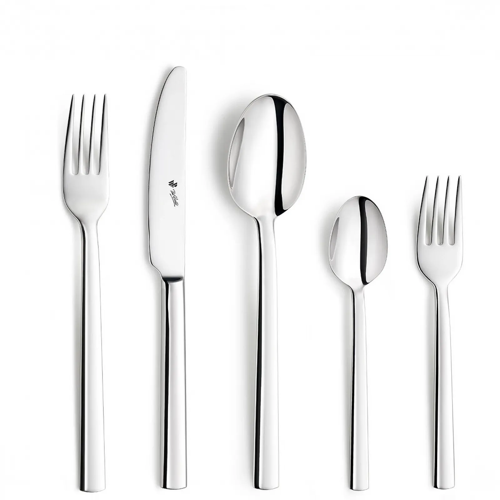 Набір столових приборів Paul Wirths Aura на 6 персон, 30 предметів, нержавіюча сталь, полірована, фото №1