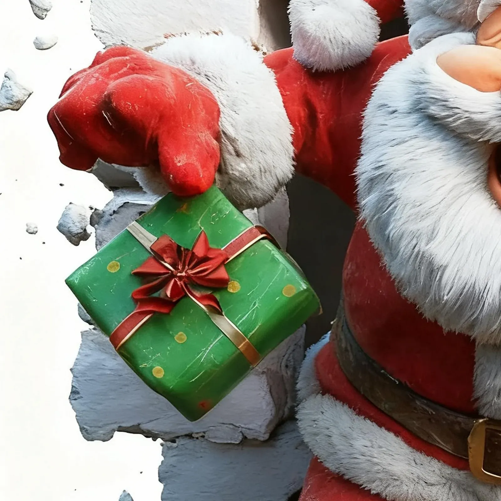 Наклейка на стіну 3D Santa Claus Christmas Sticker, фото №6 Наклейка на стіну 3D Santa Claus Christmas Sticker, фото №6