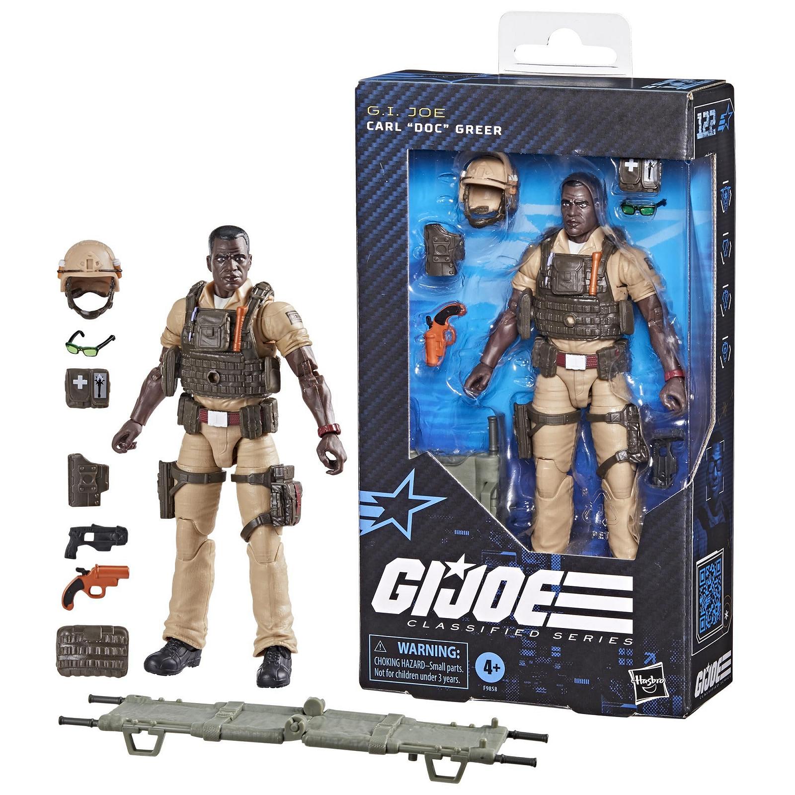 Фігурка G.I. Joe Classified Series #122 Carl Doc Greer 6" з 7 аксесуарами, фото №11