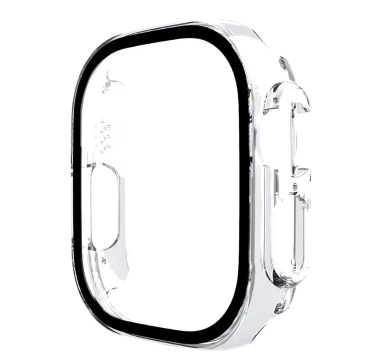 Захисний кейс зі склом для Apple Watch 46 мм Прозорий, фото №1