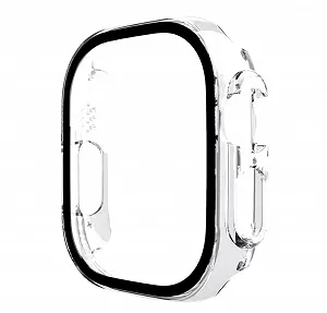 Захисний кейс зі склом для Apple Watch 46 мм Прозорий - Фото 1