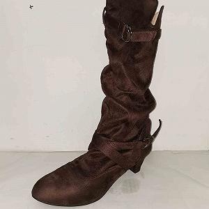 Винтажные женские ботинки на шнуровке из искусственной кожи synthetic.ua - Фото 1