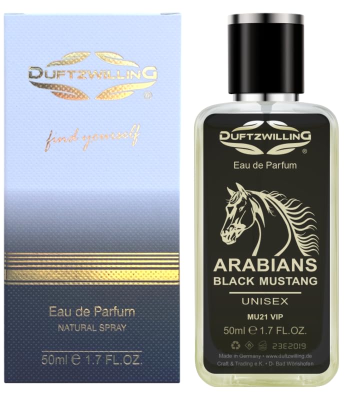 Парфум DuftzwillinG Arabians Black Mustang Парфумована вода Unisex MU21 VIP Sweet Oriental Strong and Durable (50 мл), фото №1