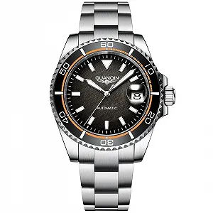 Автоматичний годинник GUANQIN 41 мм, нержавіюча сталь, водонепроникний, механічний - Фото 1