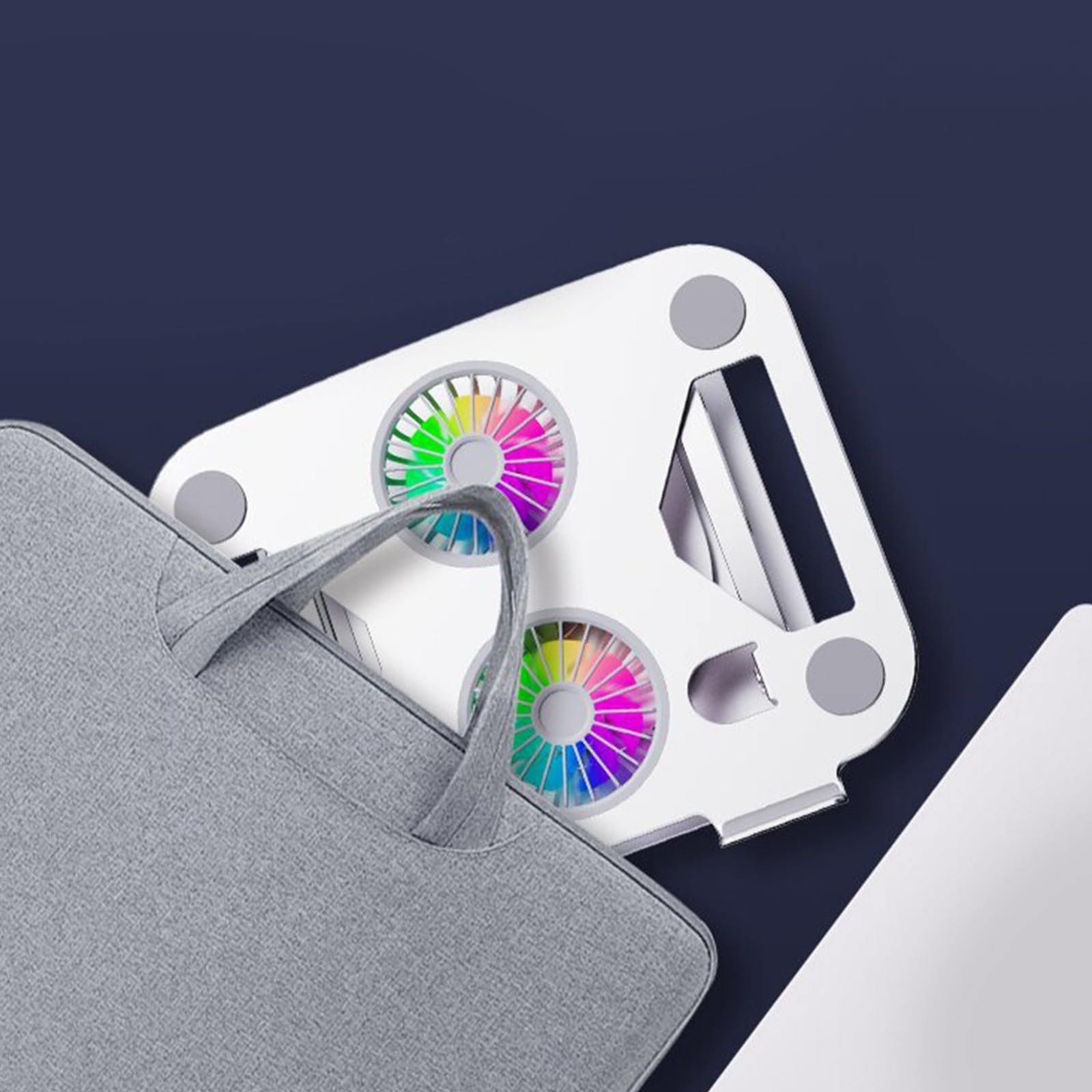 Регулируемая Подставка для Ноутбука с Разными Углами Наклона Углеродистая Сталь Регулировка Держатель для Прочности и Стабильности в Любых Условиях Складная Подставка для Ноутбука, фото №8