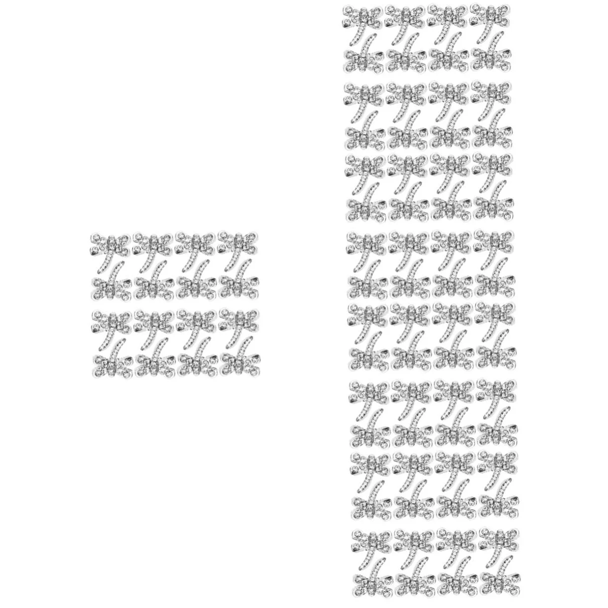 Прикраси для нігтів, 100 шт, для манікюру, 3D підвіски, фото №1 Прикраси для нігтів, 100 шт, для манікюру, 3D підвіски, фото №1