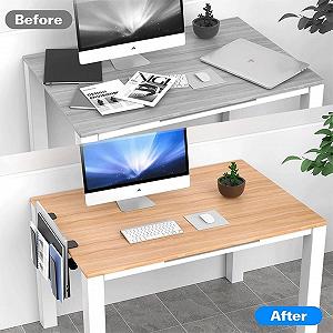 Тримач для ноутбука IOIUSKKU бічний регульований для столу, без свердління synthetic.ua - Фото 1