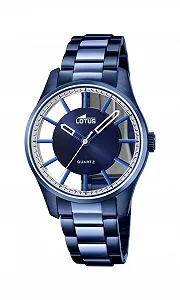Часы Lotus Мужские из нержавеющей стали Синий - Фото 1