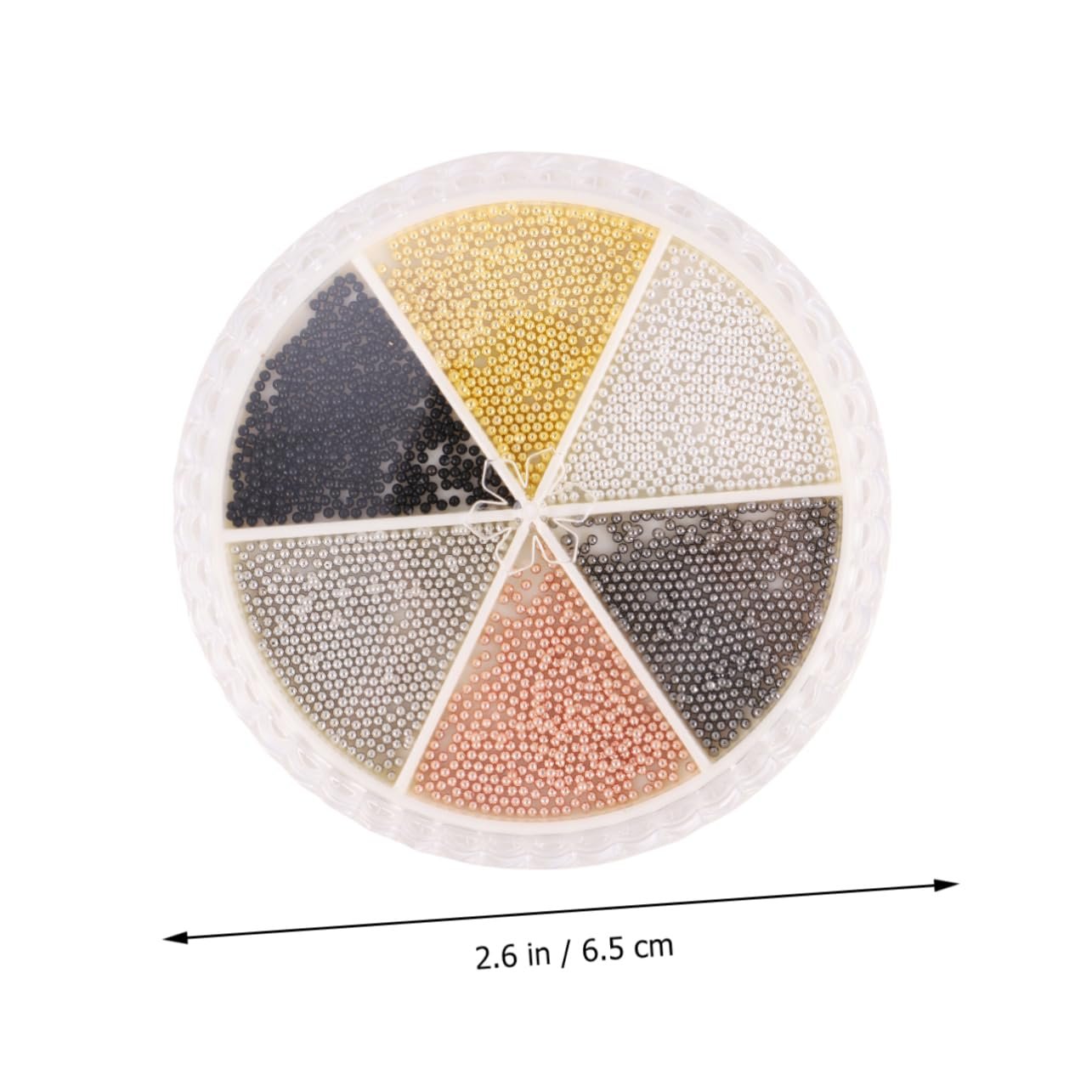 Металлические жемчужины Healeved для ногтей, 2 шт., фото №4