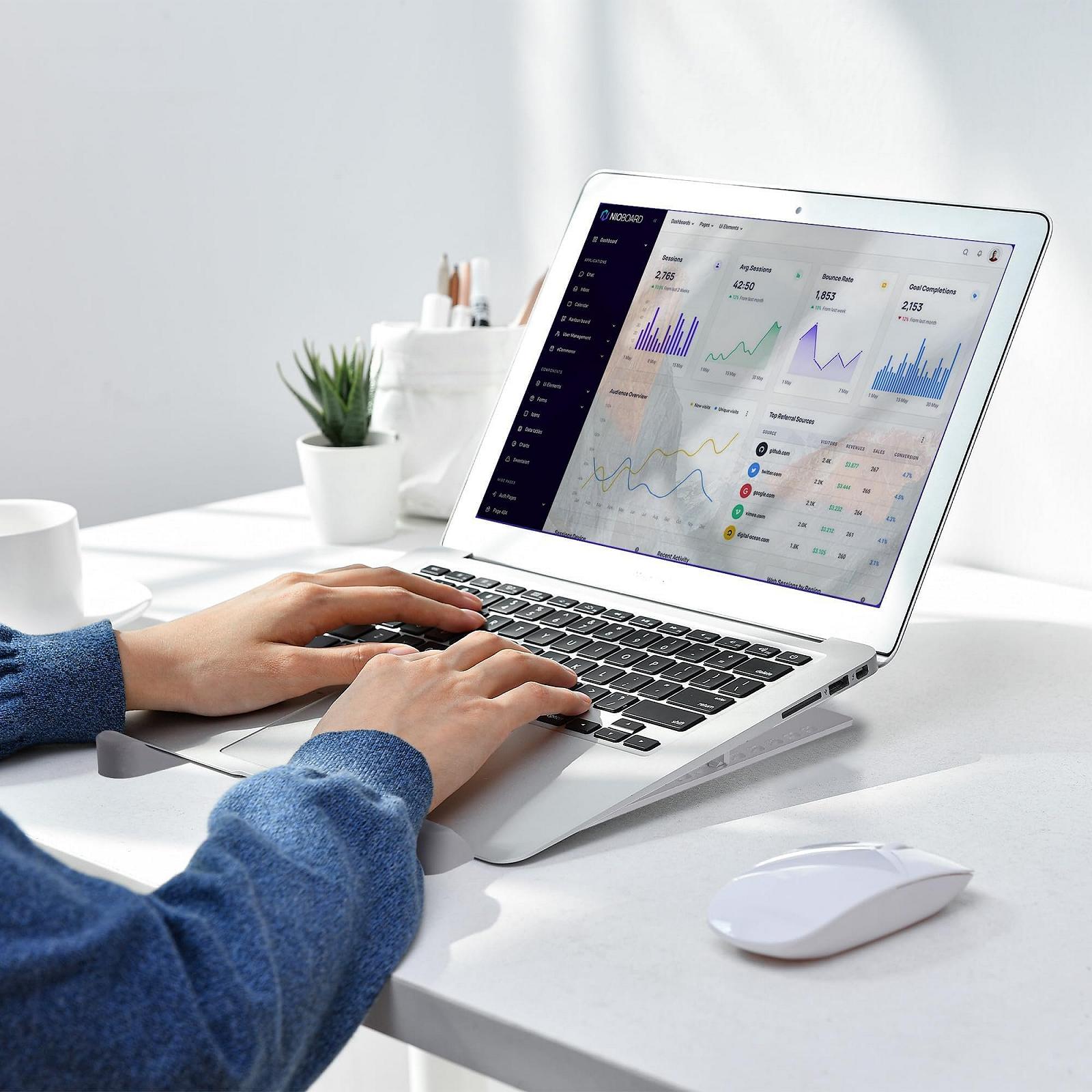 Підставка для ноутбука POWERSUP, регульована з 8 кутами нахилу, фото №5