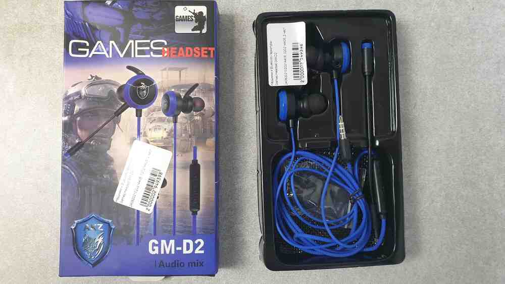 Наушники и Bluetooth-гарнитуры Games Headset GM-D2, фото №2