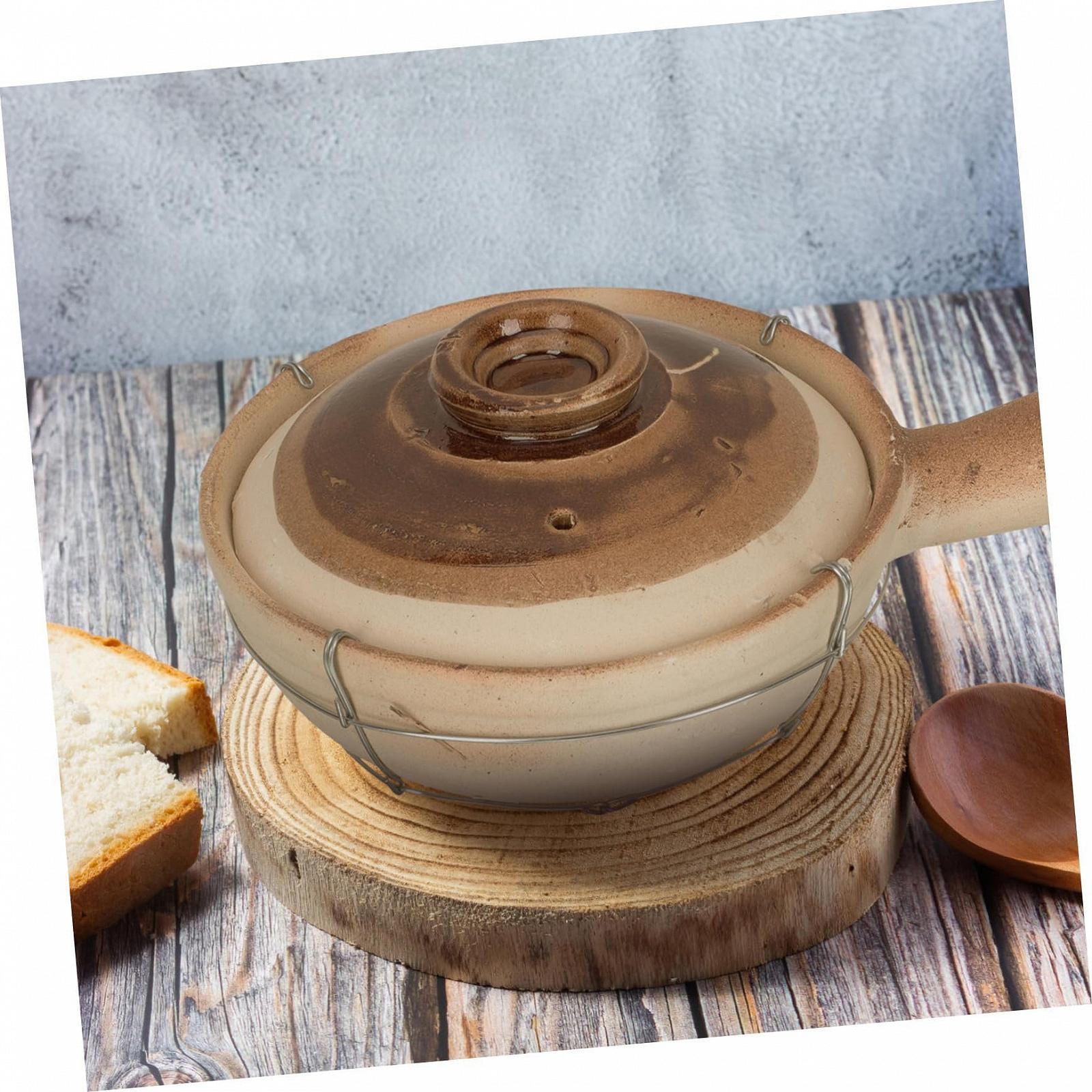 Ківш-сотейник керамічний з ручкою термостійкий для рису та супів, фото №3 Ківш-сотейник керамічний з ручкою термостійкий для рису та супів, фото №3