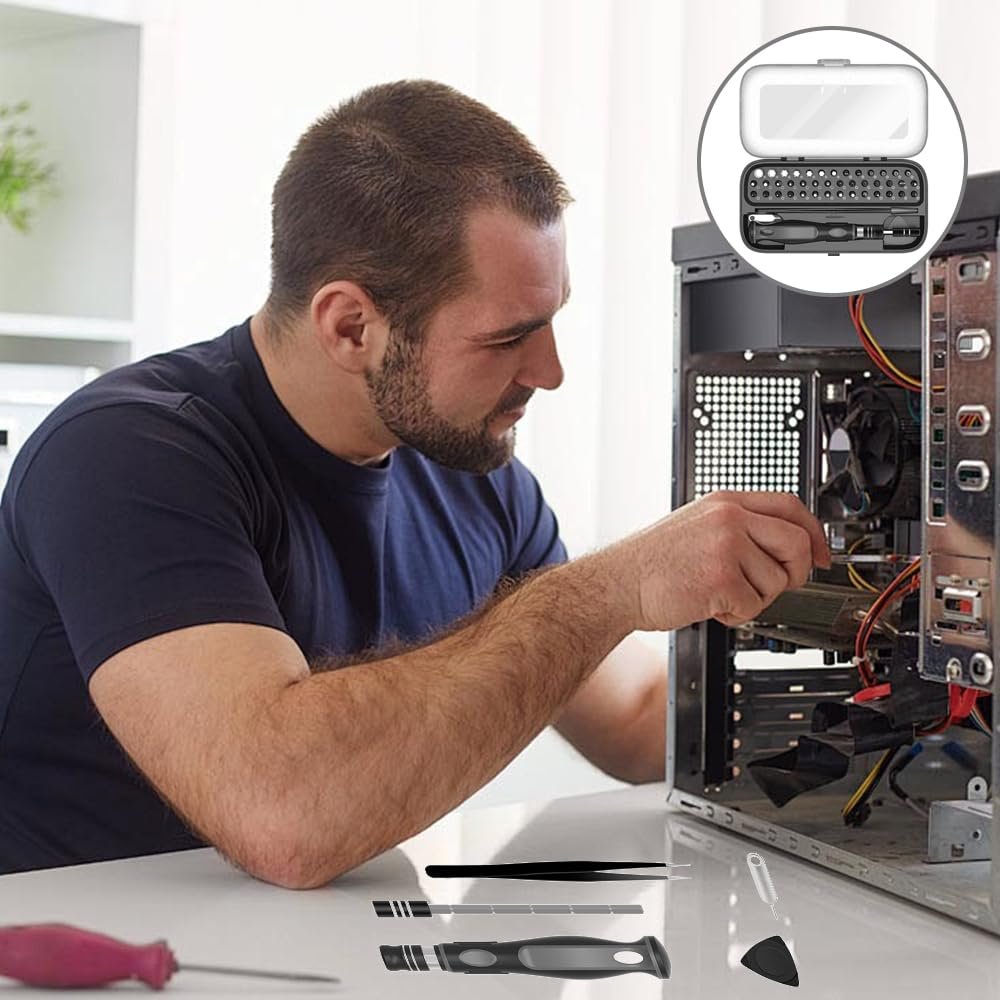 Набір викруток Wzhtuzi Precision Mechanic, 48 в 1, магнітний з ударостійким футляром, фото №6 Набір викруток Wzhtuzi Precision Mechanic, 48 в 1, магнітний з ударостійким футляром, фото №6