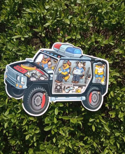 Пазл-сортер Полиция 25 деталей [tsi192783-TSI], фото №6