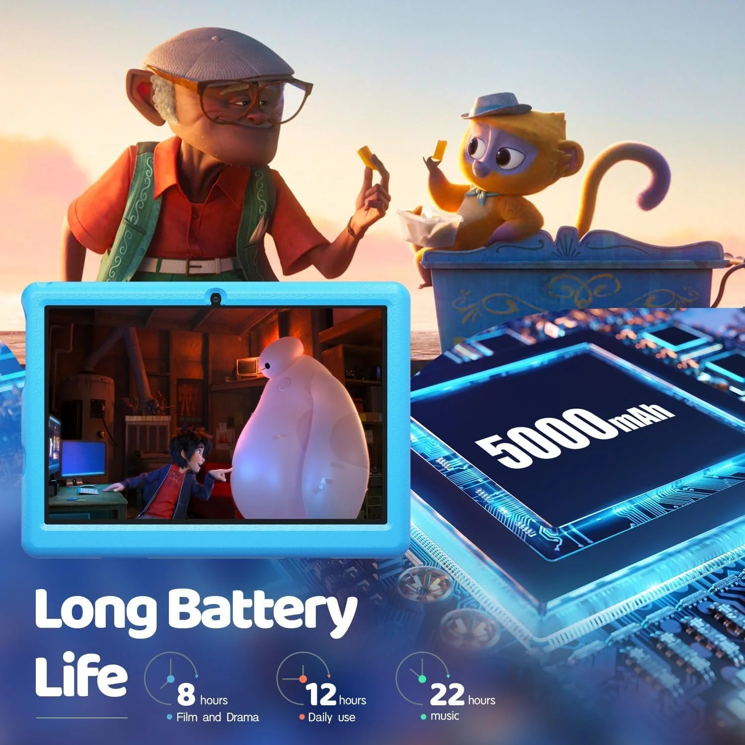 Планшет 10.1" Full HD Anyway.Go KT1006 2/32Gb 4 ядра Android 11 5000 mAh Синій, фото №3 Планшет 10.1" Full HD Anyway.Go KT1006 2/32Gb 4 ядра Android 11 5000 mAh Синій, фото №3