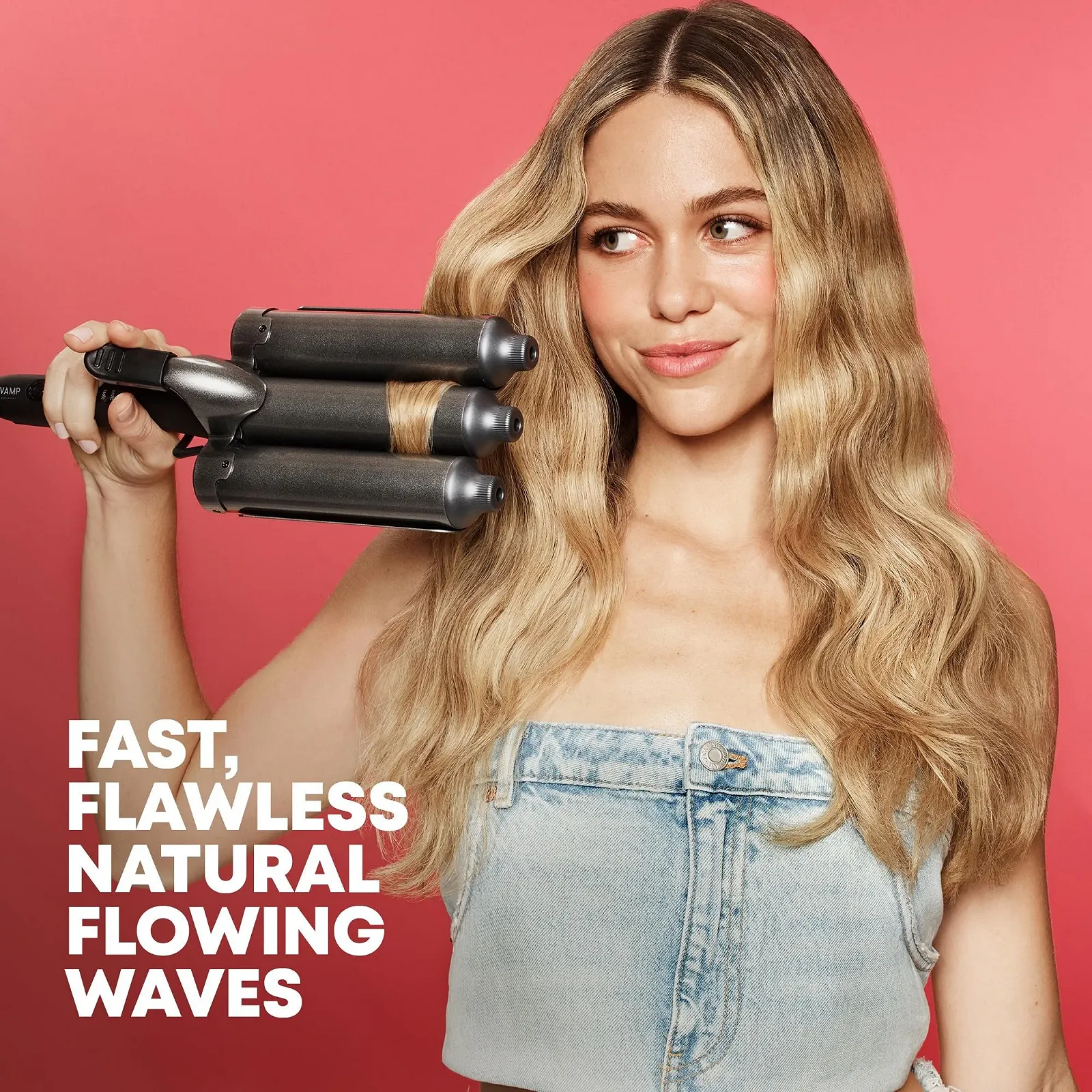 Плойка-волна Revamp Progloss Boho Beach Waver XL 38 mm 3 Barrels, фото №4 Плойка-волна Revamp Progloss Boho Beach Waver XL 38 mm 3 Barrels, фото №4