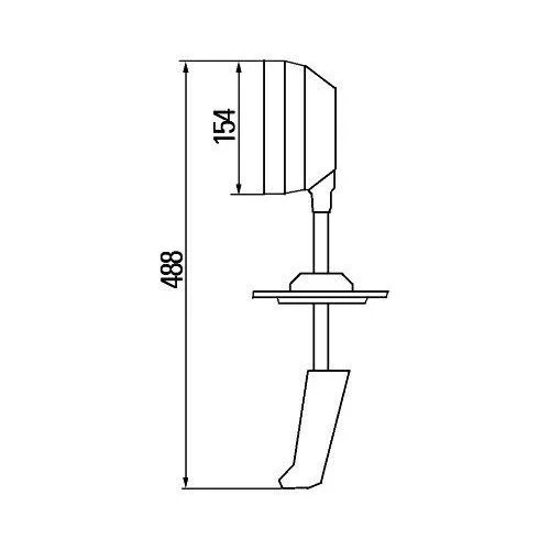 Фара-искатель HELLA 1H5 998 502-051 для DAF KÄSSBOHRER MAFI, фото №3 Фара-искатель HELLA 1H5 998 502-051 для DAF KÄSSBOHRER MAFI, фото №3