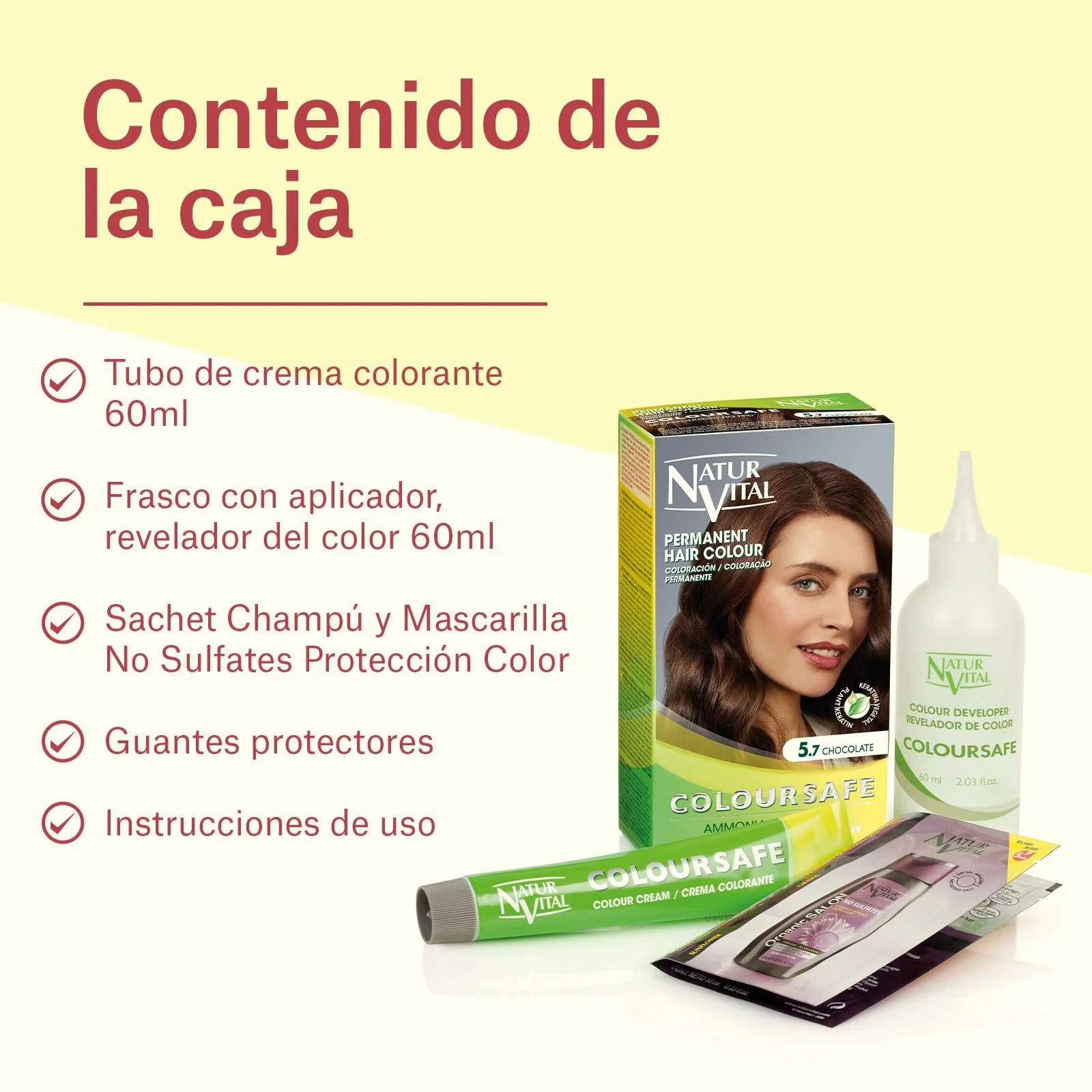 Фарба для волосся Naturaleza y Vida Coloursafe Перманентна - 150 мл, фото №6