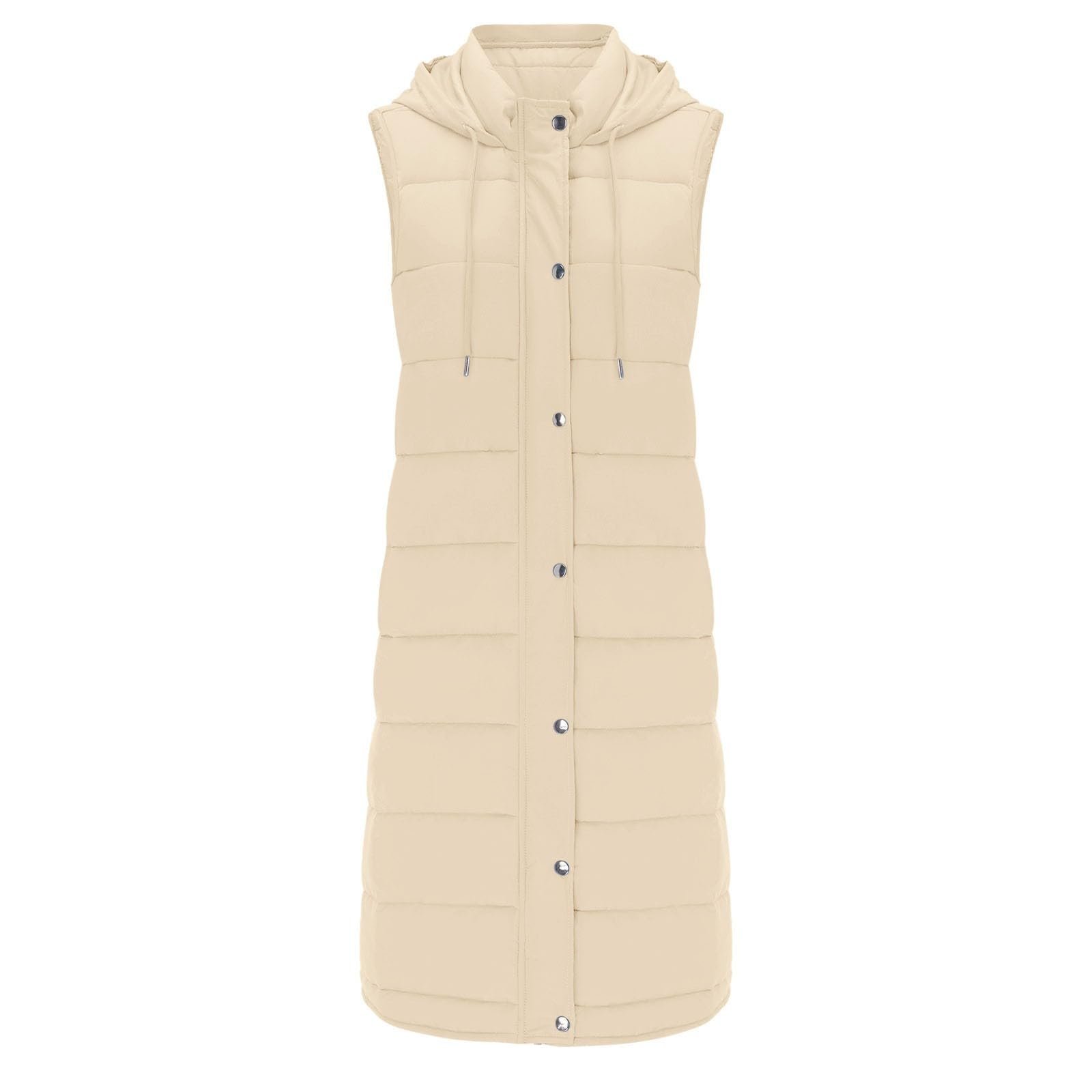 Женский длинный стеганый жилет GFPGNDFHG, зимняя куртка, пуховый жилет, стеганый легкий безрукавный зимний жилет, зимняя пуховая куртка, переходная куртка, фото №4