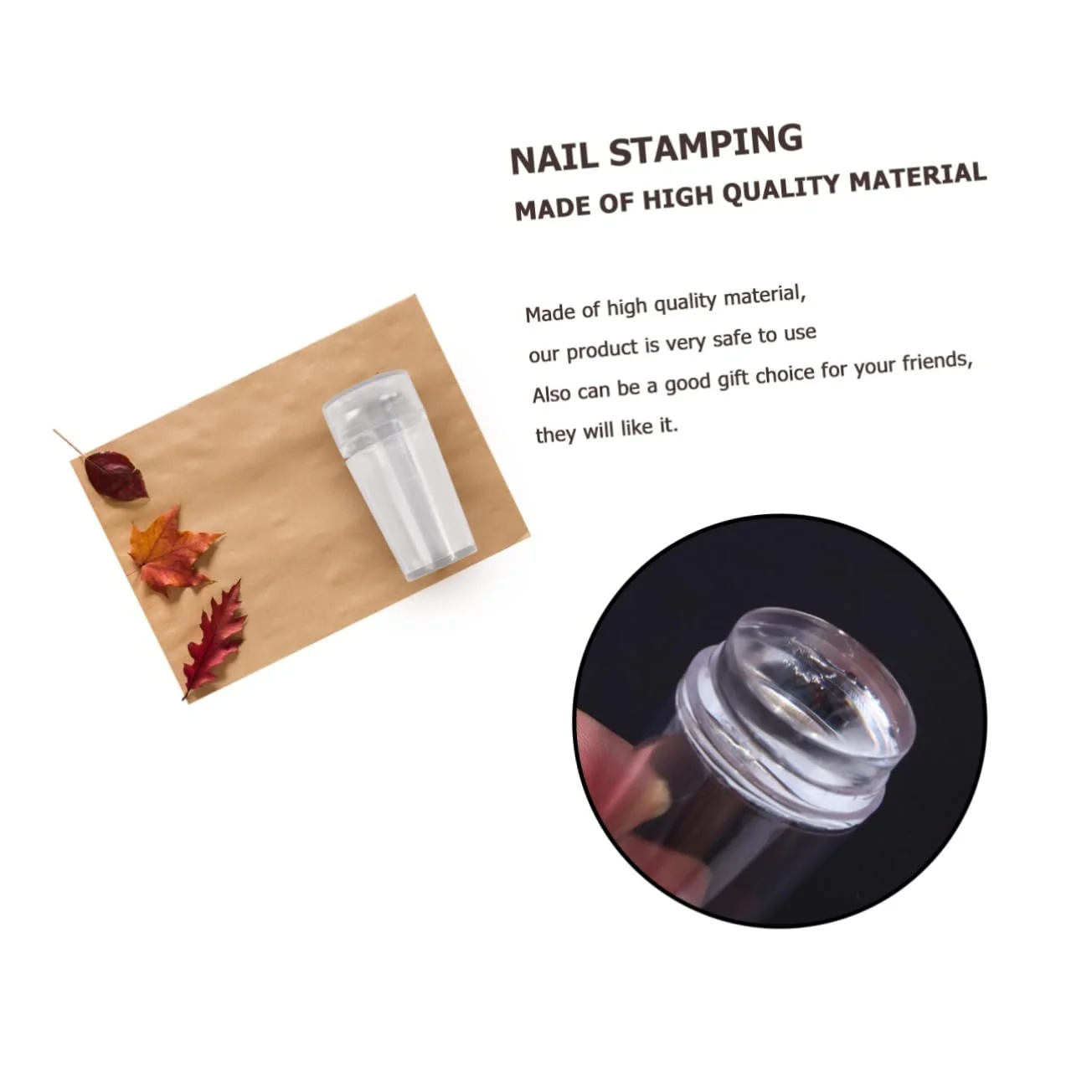 Набор штампов для дизайна ногтей 4 шт. Прозрачный, фото №6