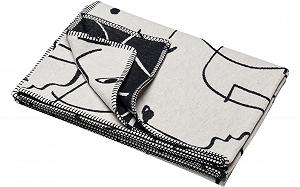 Покривало David Fussenegger Sylt Faces 140 x 200 см Сирий Білий synthetic.ua - Фото 1