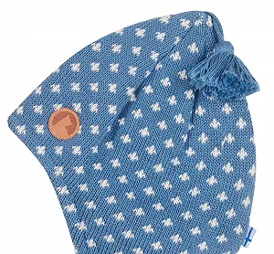 Шапка Finkid Tipsa Детская 50 Голубой мираж - Белый synthetic.ua - Фото 1