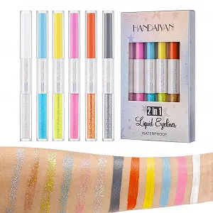 Фломастер-Подводка JUCHRZEY Двойная Разноцветный Быстросохнущая Ультратонкий Шимерный synthetic.ua - Фото 1