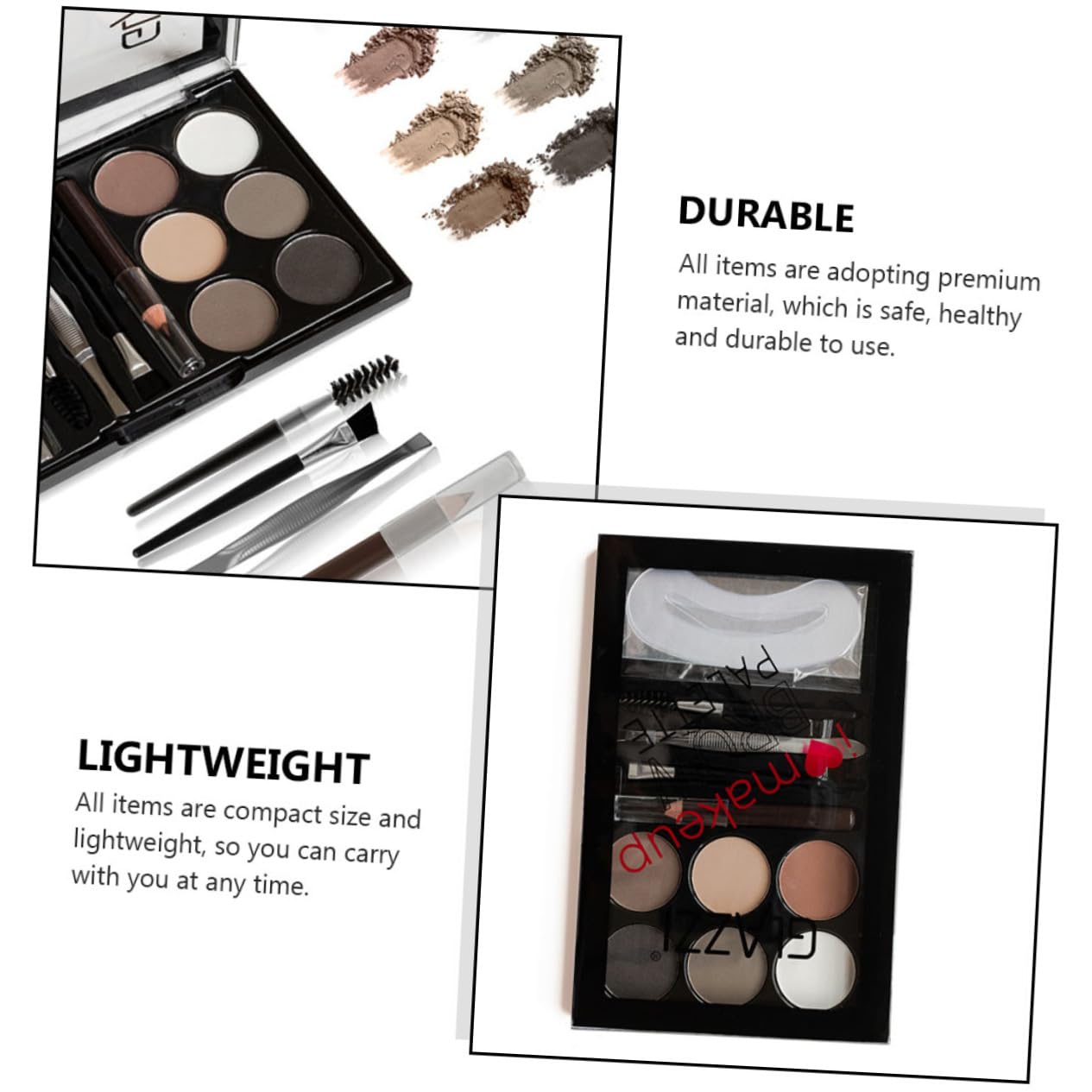 Набір FRCOLOR Пудра для брів Натуральна Жіноча, фото №7