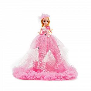 Кукла Guangcailun Common Mini Size Moving Toy Девочка Cute Clothes Real Rose Red - Фото 1