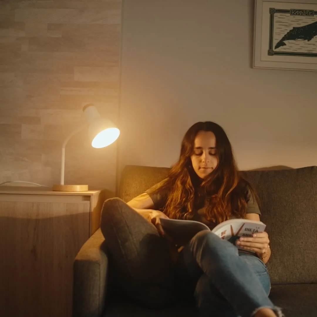 Настільна лампа FORLIGHT Mila Nordic сталь та дерево E27 Білий та натуральне дерево, фото №2