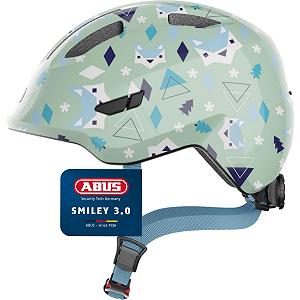 Шолом Велосипедний ABUS Smiley 3.0 M, світло-зелений з візерунком (зелений Nordic) - Фото 1