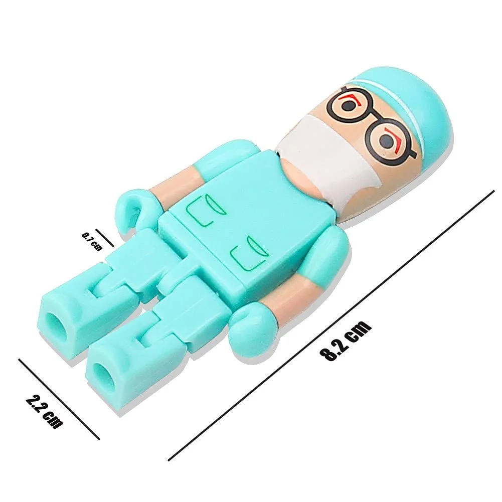 USB-флеш-накопичувач Cartoon Doctor 64GB USB 2.0 Green, фото №5 USB-флеш-накопичувач Cartoon Doctor 64GB USB 2.0 Green, фото №5