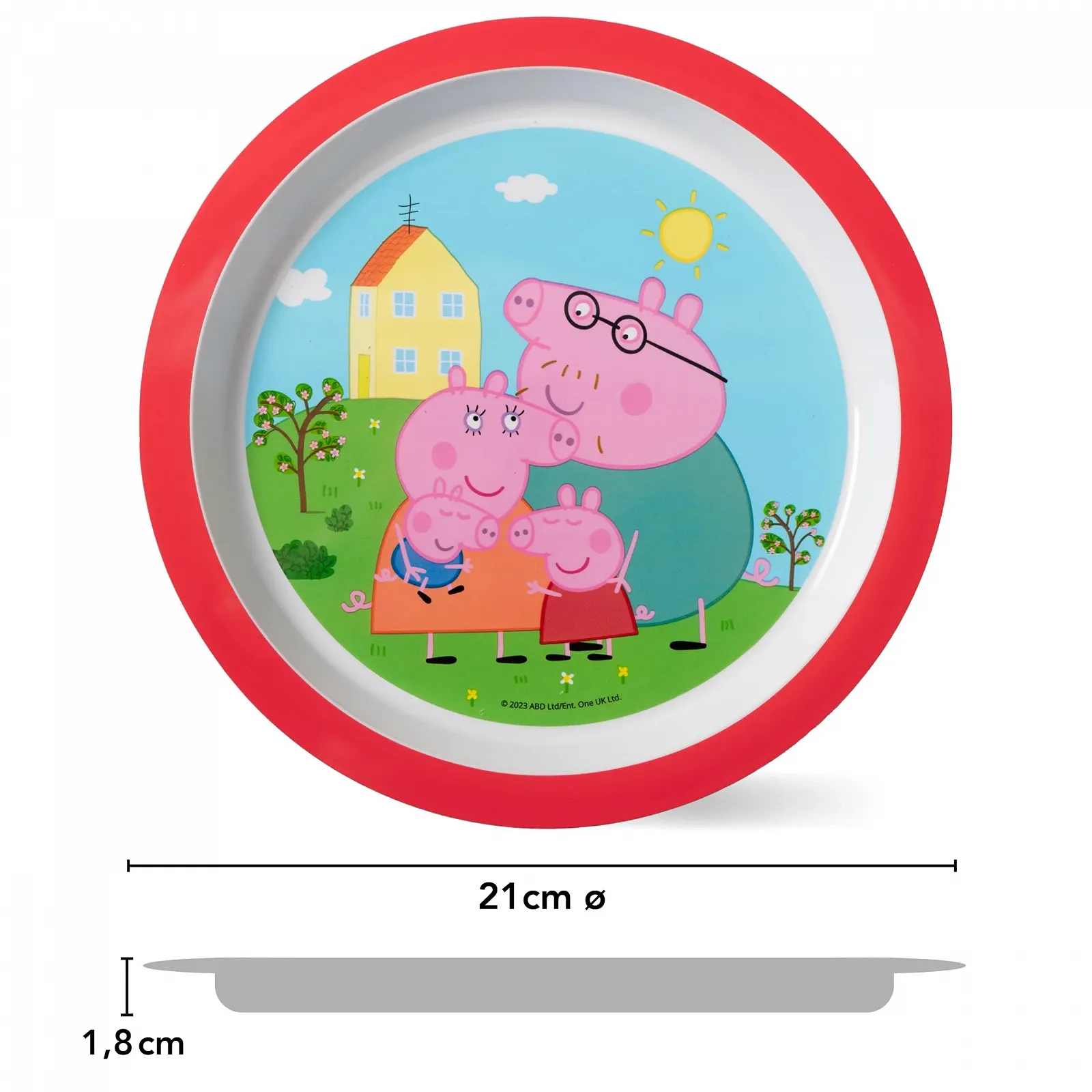 Набор для завтрака Peppa Pig, 3 предмета, фото №4