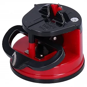 Точилка для ножей ручная с присоской компактная Красная synthetic.ua - Фото 1