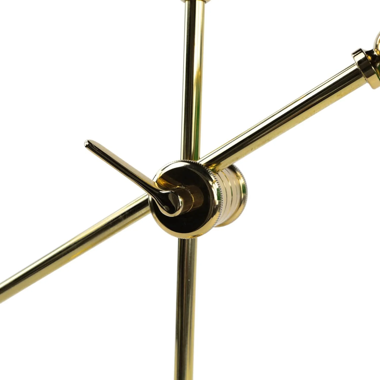 Настільна лампа Licht-Erlebnisse Banker Lamp 47 см E27 Зелений Латунь, фото №5