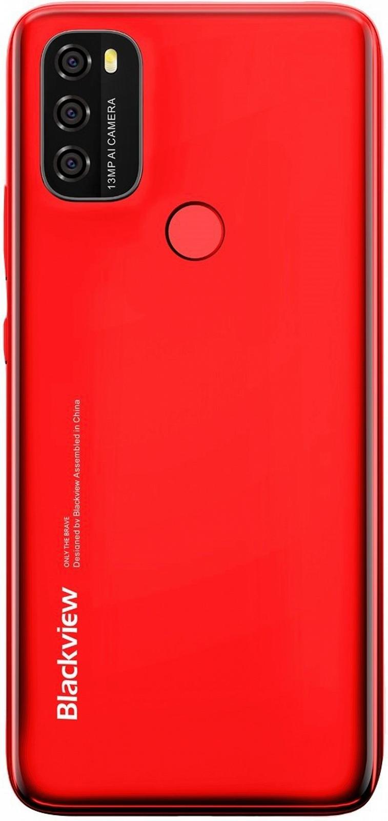Смартфон 6.5" Blackview A70E 3/32Gb 4G 2-SIM 13/5Мп 8 ядер Android 11 Garnet Red, фото №5