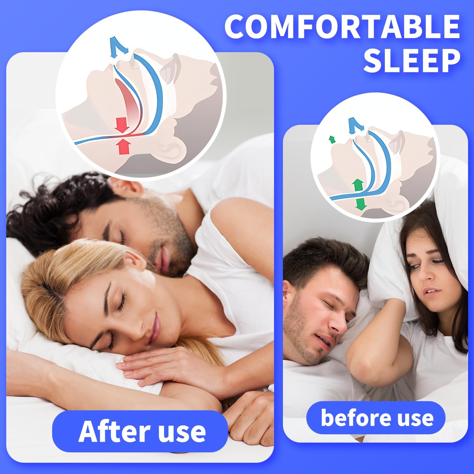 Стопери від хропіння (10 шт) Силіконова магнітна кліпса для носа, фото №4