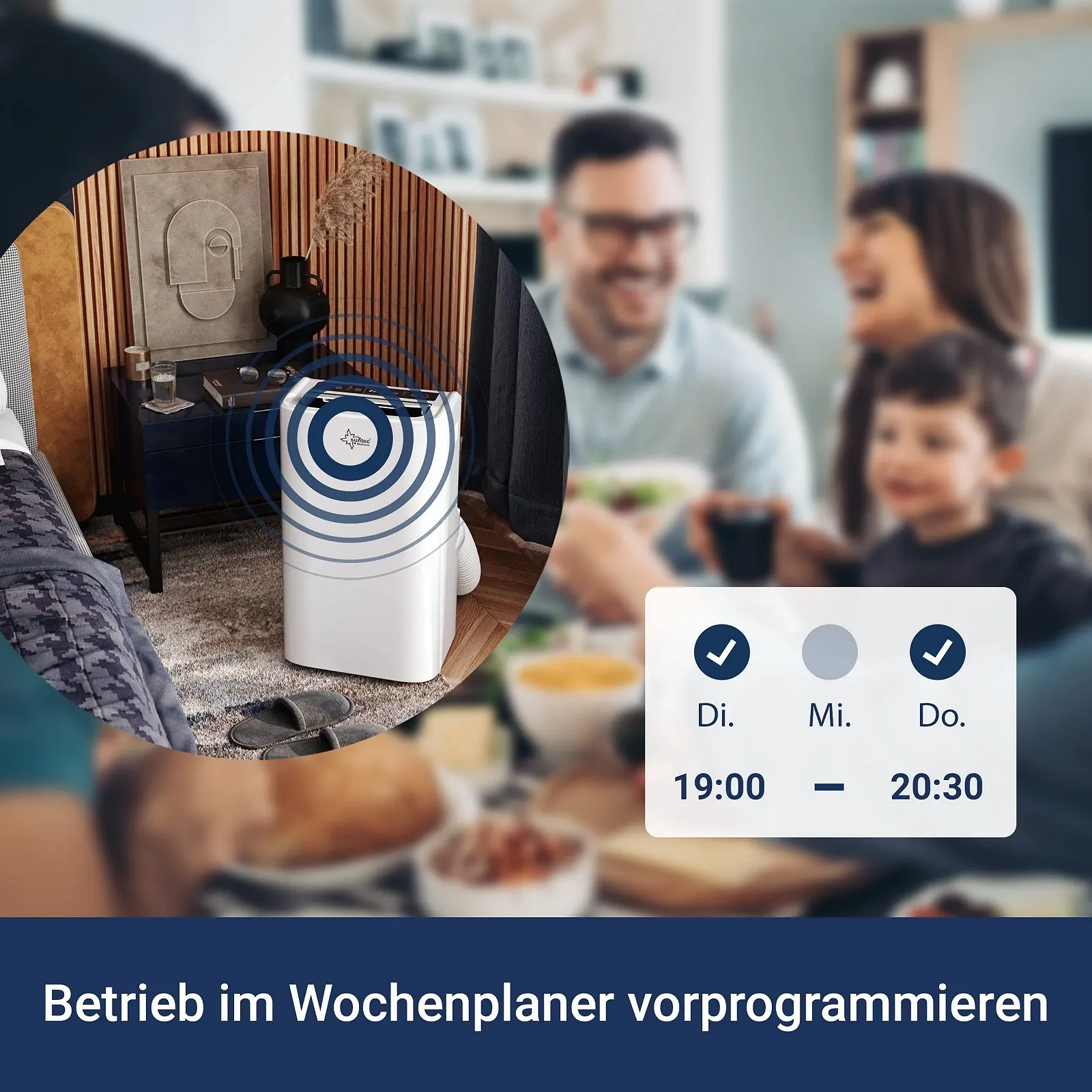 Мобильный кондиционер SUNTEC Impuls 3.5 Eco R290 App 12000 BTU 3517 Вт до 60 м² с функцией обогрева и управлением через приложение Белый, фото №5