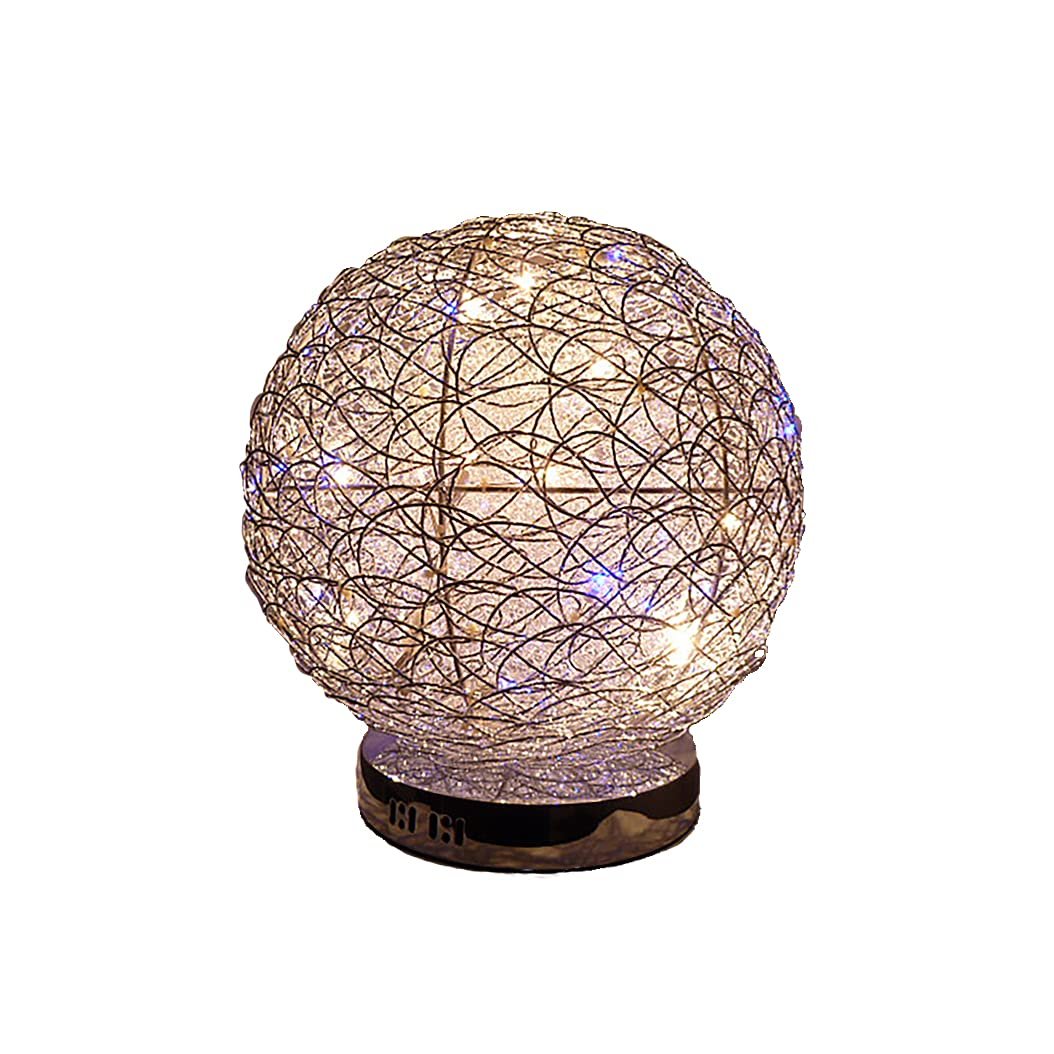 Настільна лампа Alissa Wire Ball Lamp Halogen and LED 40 см Алюмінієвий дріт, фото №1