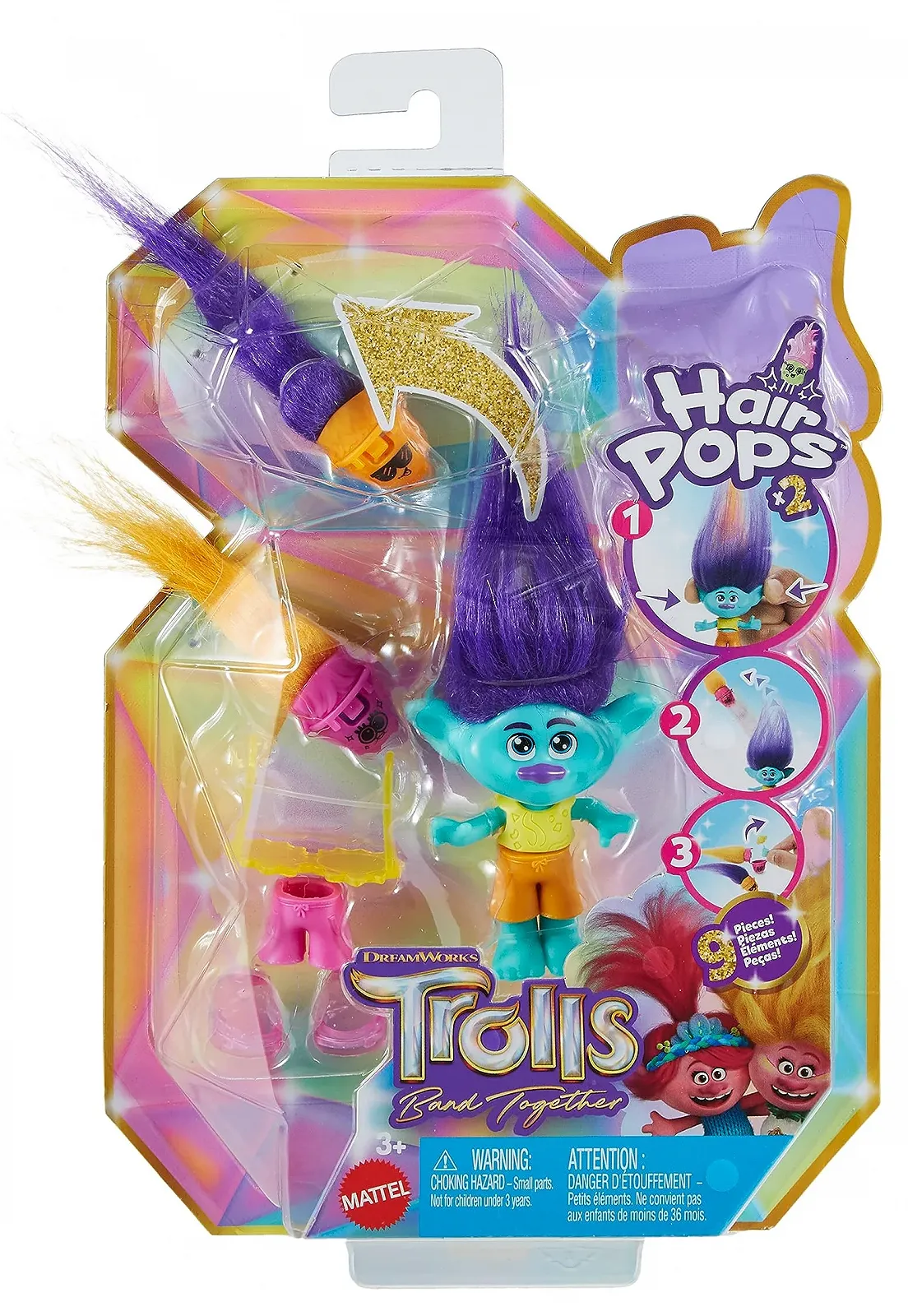 Лялька з Mattel Dreamworks Trolls Together, фото №5 Лялька з Mattel Dreamworks Trolls Together, фото №5
