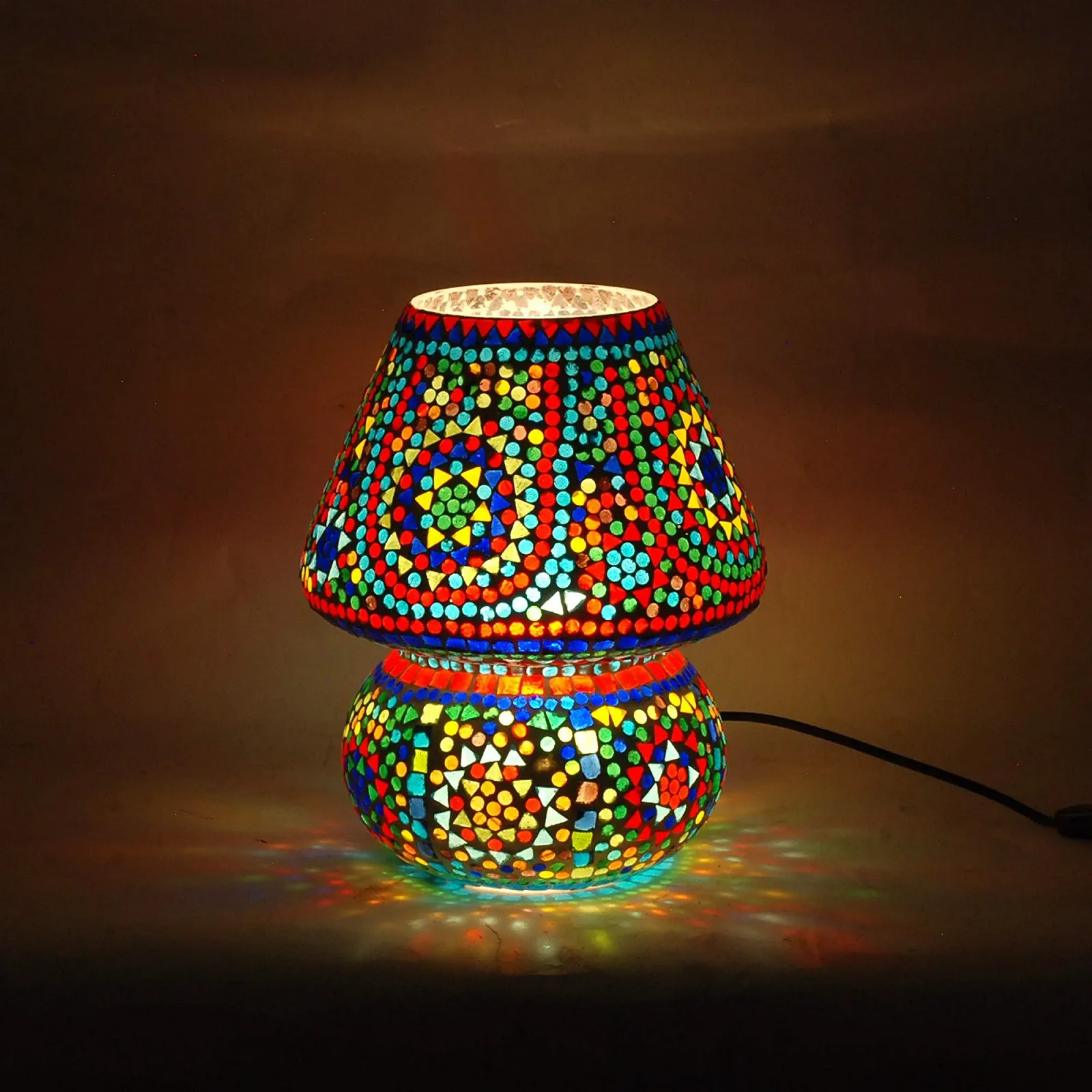 Настільна лампа Vidal Regalos MOSAIK Glass 31 см Various, фото №3