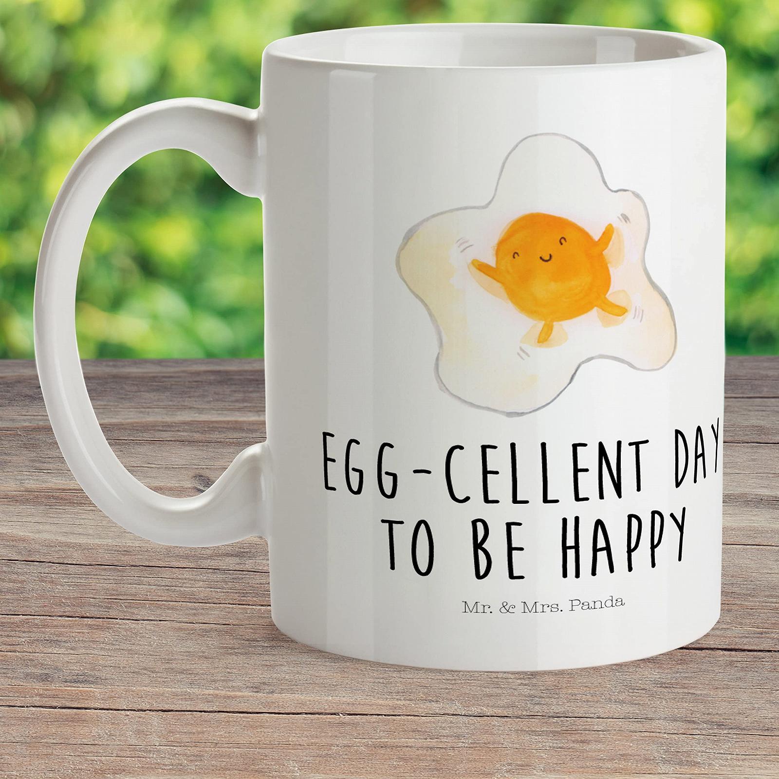 Кружка Детская Mr. & Mrs. Panda Яичница 80 мм x 90 мм x 80 мм, фото №2