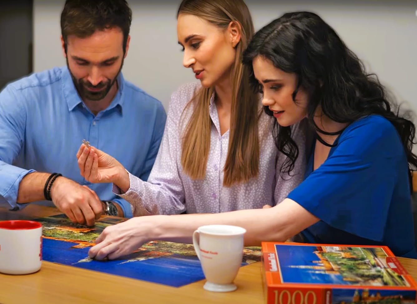 Пазл Castorland C-400041-2 Гальштат Австрия 4000 деталей Красный, фото №4