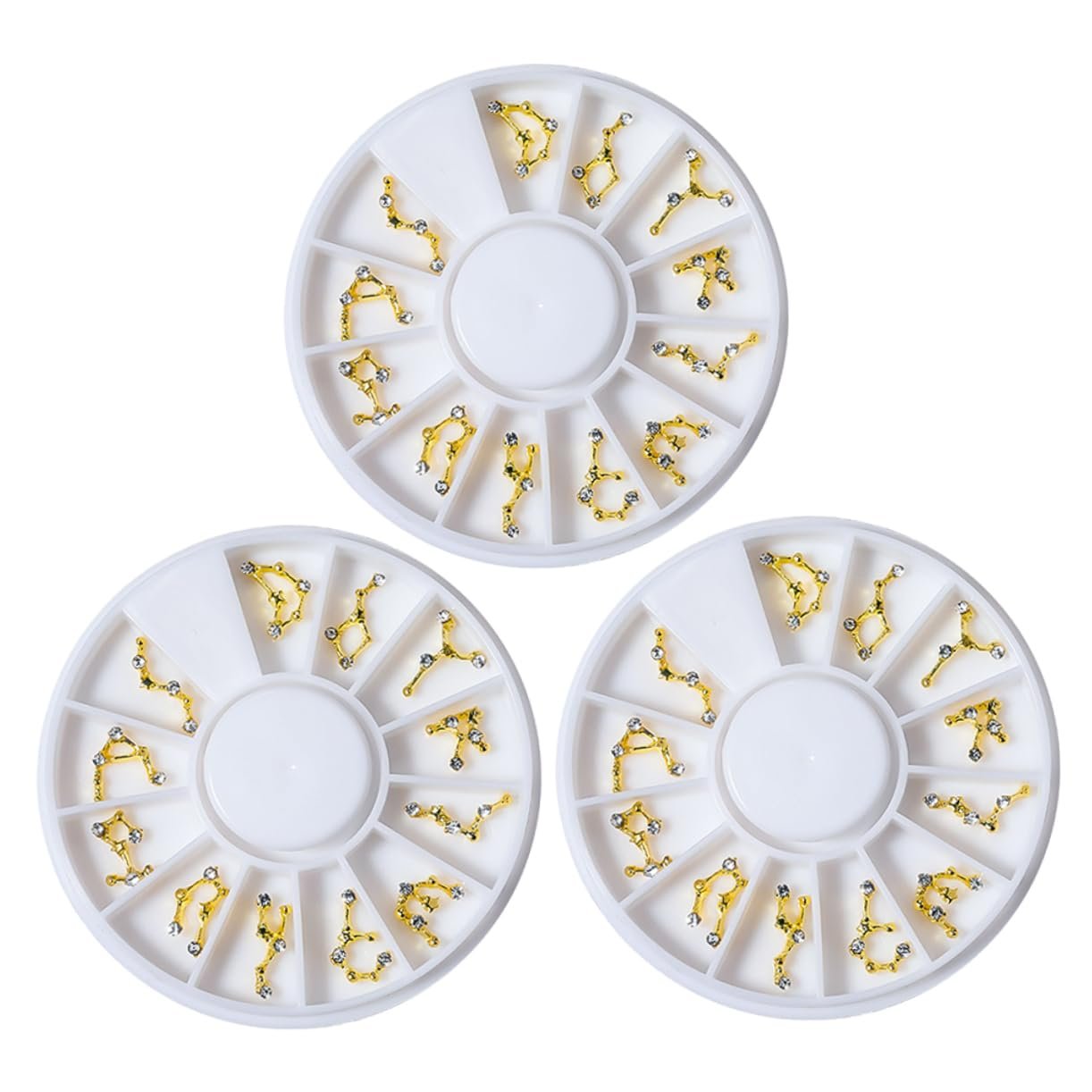 Наклейки Знаки Зодіаку Mikinona для нігтів, прикраси, шарми, фото №1