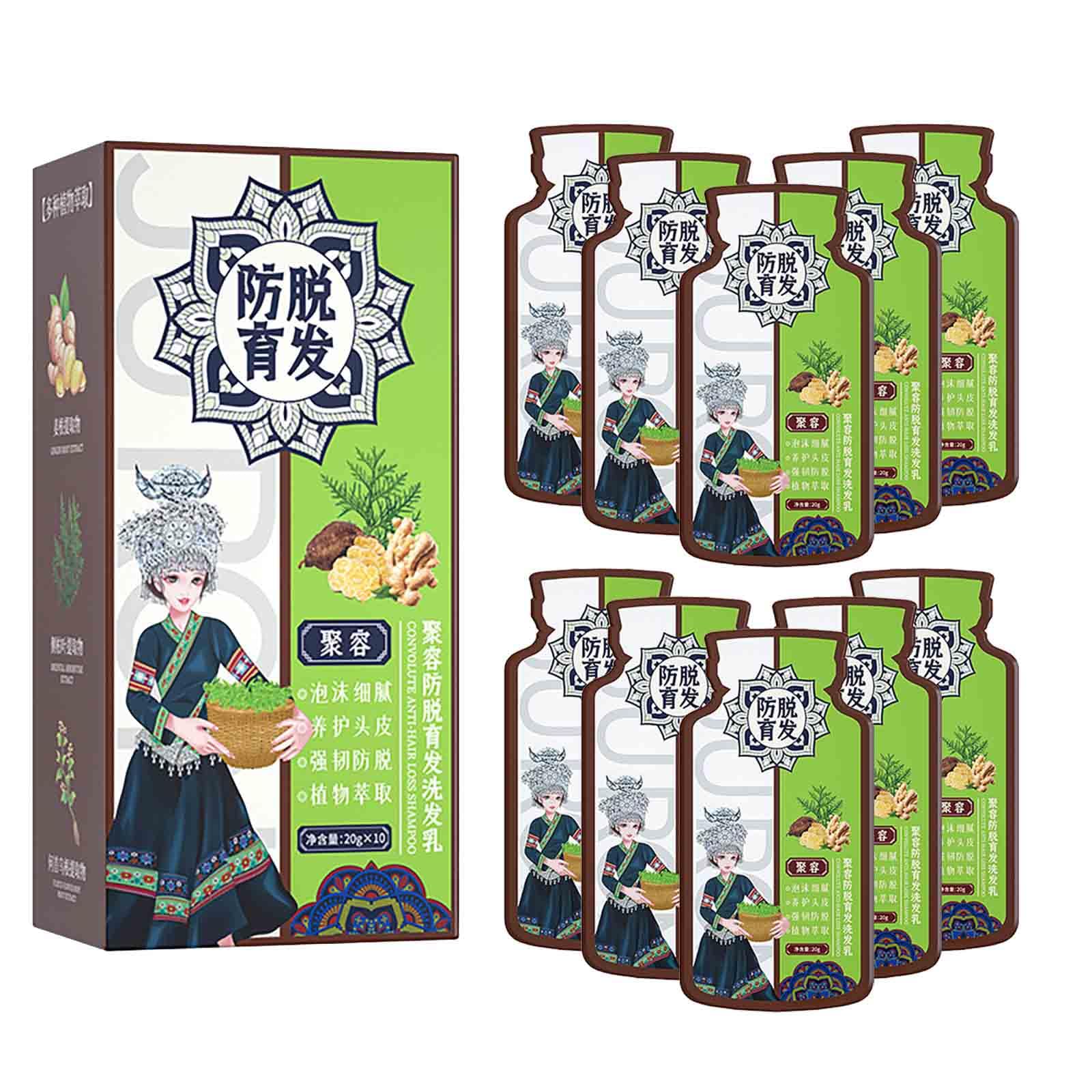 Шампунь Ginger Plant Extract Anti-Hair Loss против выпадения и для укрепления волос (1 штука), фото №1
