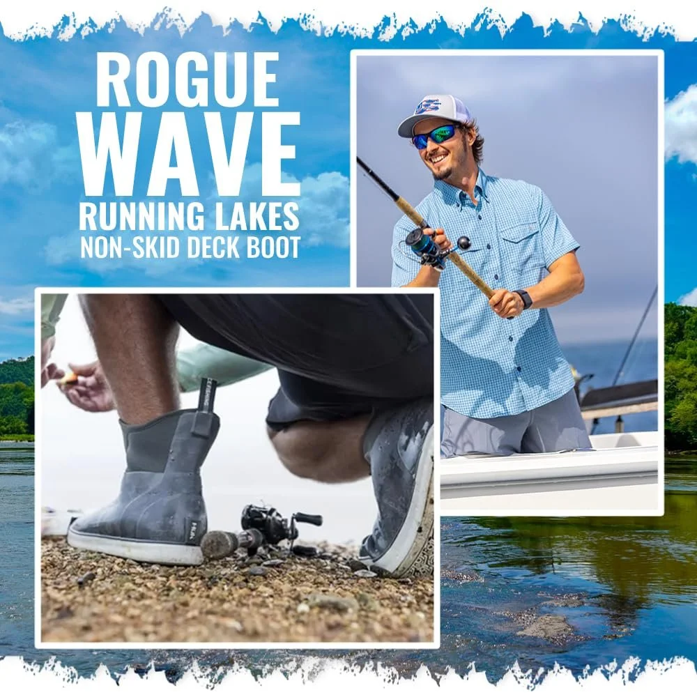 Чоловічі Чоботи HUK Rogue Wave для риболовлі та палуби, Дощові, фото №2