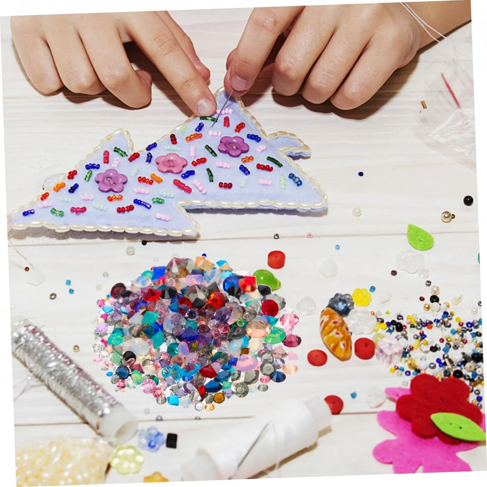 Стрази Різнокольорові для нігтів, фото №3