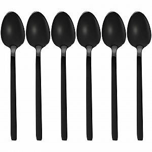 Ложки для еспресо GRÄWE Lisbon / 6 шт. / Чорні - Фото 1