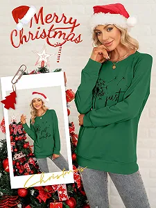 Женский Свитшот Dresswel Одуванчик Длинный рукав Принт Одуванчика Пуловер Осень Зима Блузка Топы synthetic.ua - Фото 1